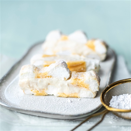 Kardinalschnitten mit Vanillecreme