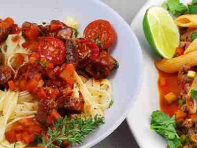 Tagliatelle mit Wildschweinragout