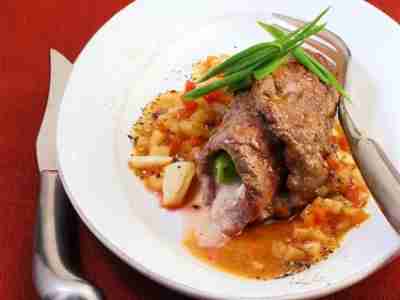 Rinderrouladen mit Gorgonzola