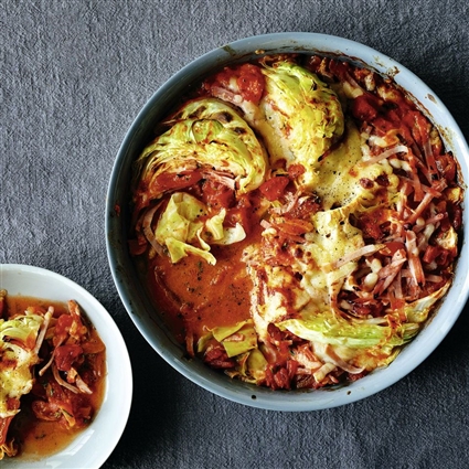 Spitzkohlgratin mit Soft-Aprikosen