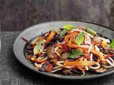 Bunter Rindfleischsalat
