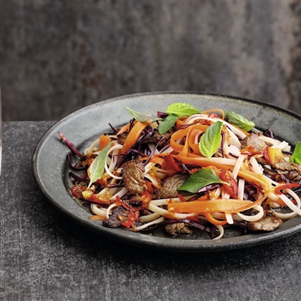 Bunter Rindfleischsalat