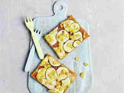 Kürbisfladenbrot und -pizza