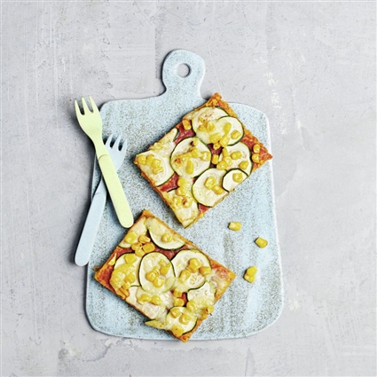 Kürbisfladenbrot und -pizza