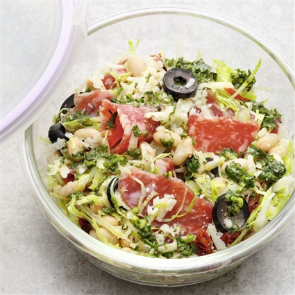 Italienischer Salat mit Cannellini-Bohnen