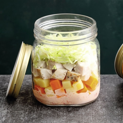 Hähnchensalat in Ananas-Mayo