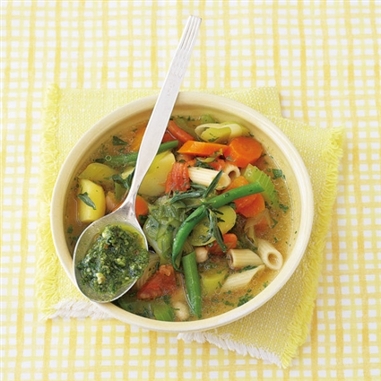 Soupe au pistou: Bohnen-Tomaten-Eintopf