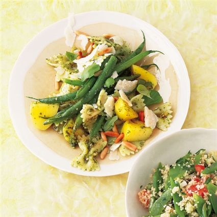 Bohnen-Nudel-Salat