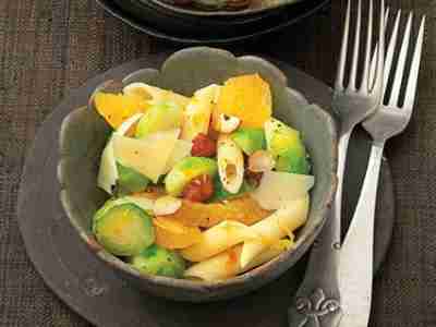 Nudel-Rosenkohl-Salat