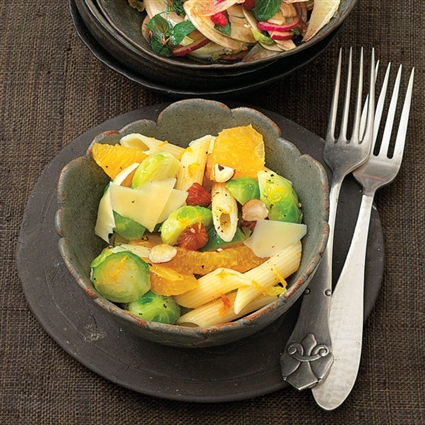 Nudel-Rosenkohl-Salat
