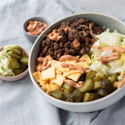 Low Carb Big Mac Salat