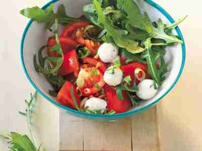 Tomaten-Rucola-Salat