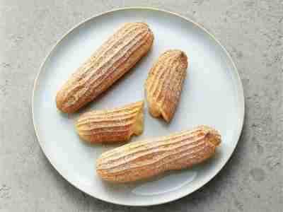 Eclairs mit Vanillecreme