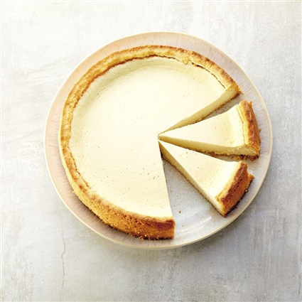 Käsekuchen mit Mandelboden