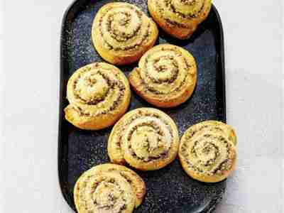 Nussschnecken mit Zimt & Erythrit