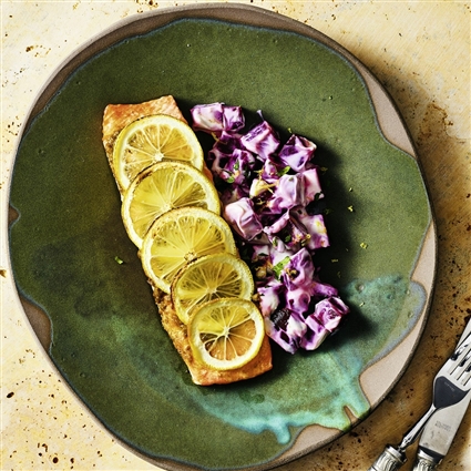 Chermoula-Lachs mit Rote-Bete-Salat