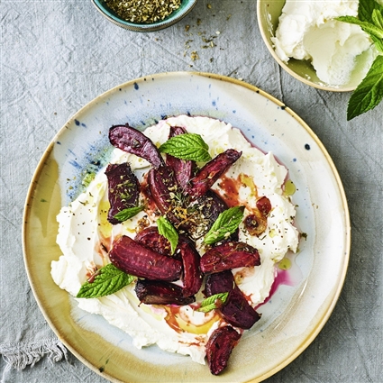 Frischkäse mit Ofen-Beten