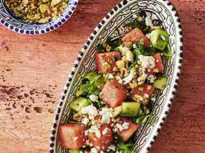Gurken-Melonen-Salat
