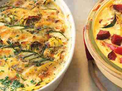 Kartoffel-Lauch-Zucchini-Gratin