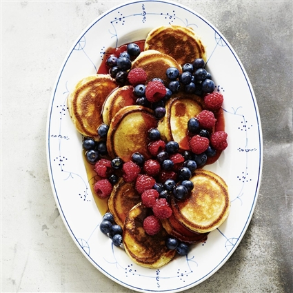 Joghurt-Pancakes mit Beeren