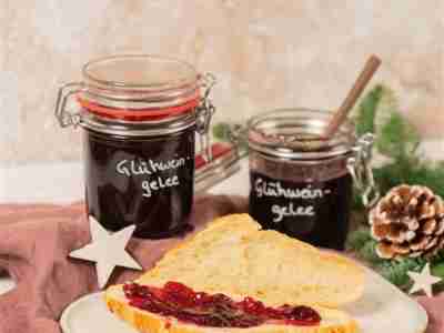 Glühwein-Kirsch-Gelee