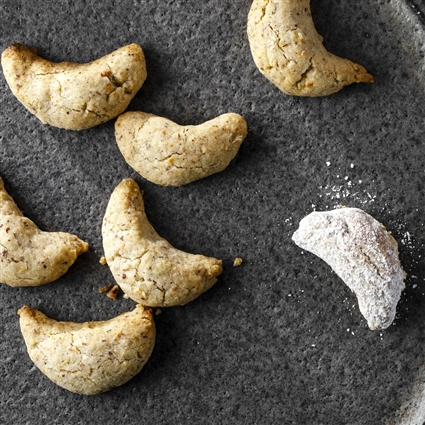 Vegane Walnusskipferl