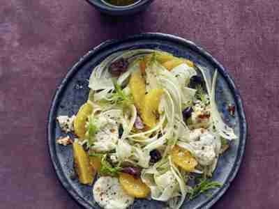 Vegetarischer Fenchel-Orangen-Salat