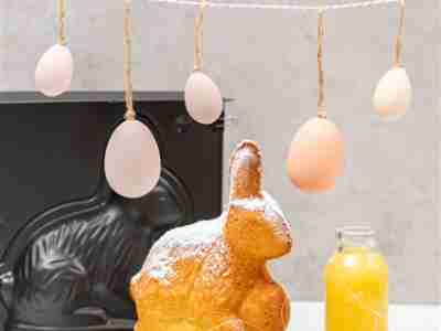 Süßer Osterhase mit Eierlikör