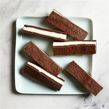 Zuckerfreie Creme-Schoko-Schnitten