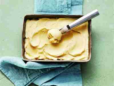 Zuckerfreies Mango-Kokos-Eis