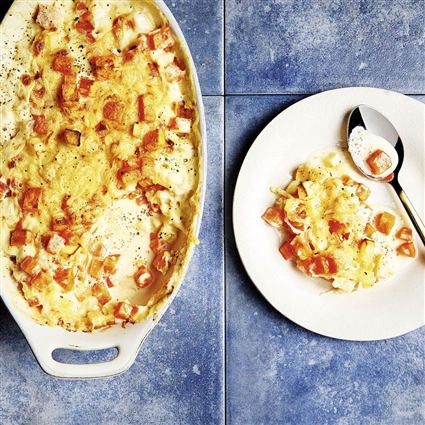 Vegetarischer Wurzelgemüse-Auflauf