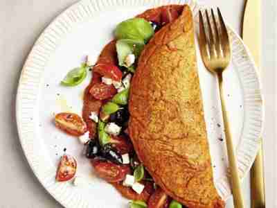 Tomaten-Dinkel-Pfannkuchen