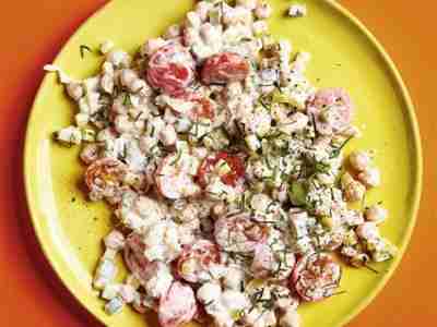 Zuckerfreier Kichererbsensalat