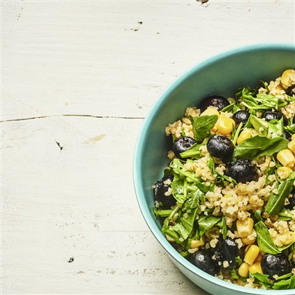 Bulgursalat mit Heidelbeeren