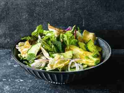 Fattoush mit Halloumi