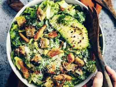 Caesar Salad mit Sesamdressing