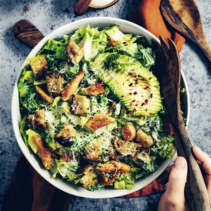 Caesar Salad mit Sesamdressing