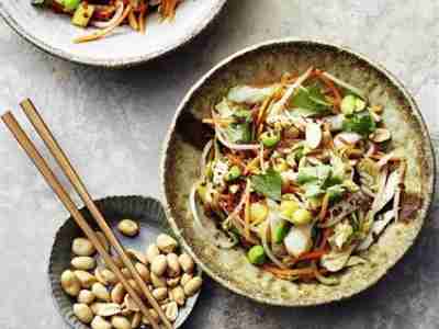 Asiatischer Salat mit Edamame