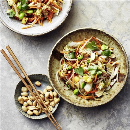 Asiatischer Salat mit Edamame