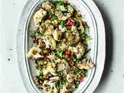 Gerösteter Blumenkohlsalat