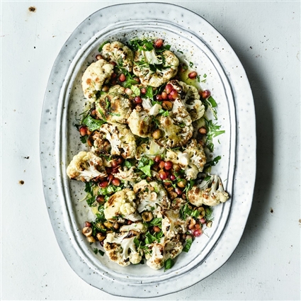 Gerösteter Blumenkohlsalat
