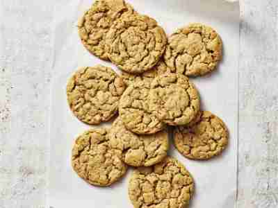 Einfache Peanutbutter-Cookies