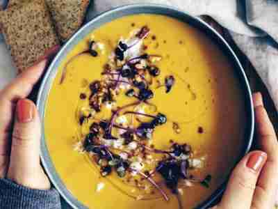 Schnelle Süßkartoffelsuppe