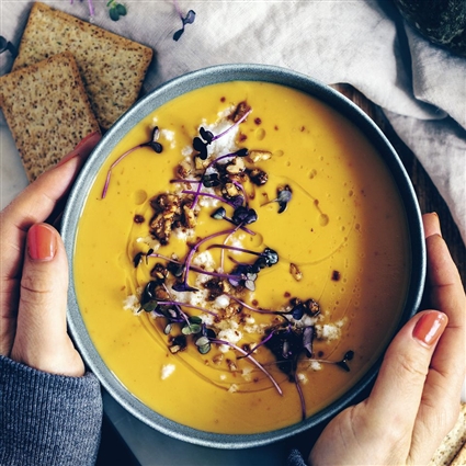 Schnelle Süßkartoffelsuppe