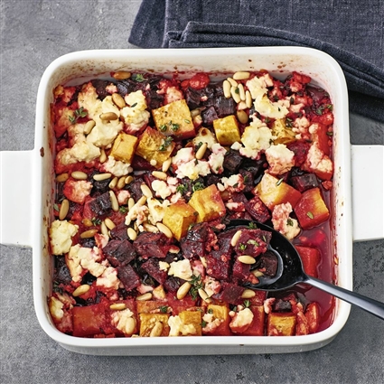 Rote-Bete-Gratin mit Feta