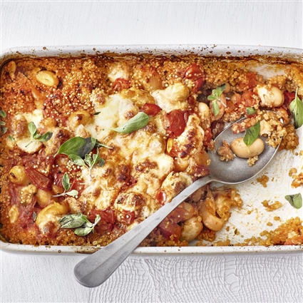 Weiße Bohnen mit Quinoa