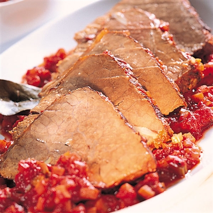 Italienischer Schmorbraten in Rotwein
