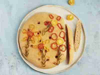 Blumen-Focaccia