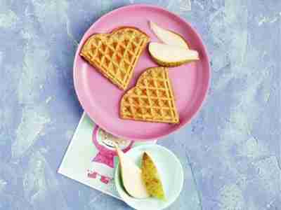 Birnen-Gewürz-Waffeln