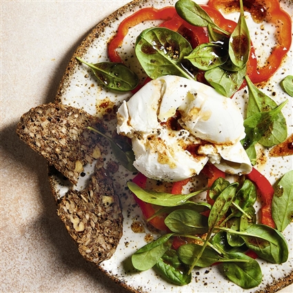 Schnelle Burrata